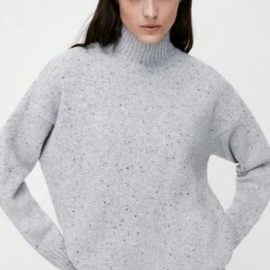 ZARA WOOL BLEND KNIT SWEATER